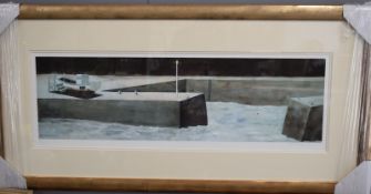Rare Limited Edition Print Of Porthgain By John Knapp-Fisher 67/175