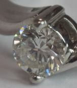 Beautiful Platinum 0.25ct Diamond Solitaire Ring
