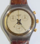 Scarce Swatch Chronograph N.O.S. Complete with original box