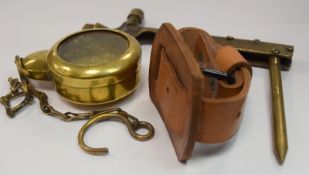 Group Of Three Military/Miners Items