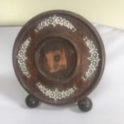 Antique 19th Century Arts and Crafts Small Circular Picture Frame