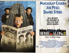 Original 1992 Cinema Poster Quad Home Alone 2 Lost in New York