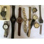 Group of 10 watches - spares or repairs