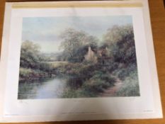 Large Limited Edition SIGNED & Numbered Print HILARY SCOFFIELD SECRET HIDEAWAY