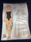 Sealed 1990s Princess Diana The Royal Bride Cardboard Dress Up Cut Out 6 Costume