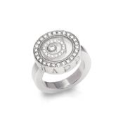 Chopard 18k White Gold Happy Spirit Ring