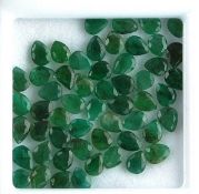 IGL&I Certified 13.70 Cts 54 Pieces Natural Colombian Emerald Gemstones