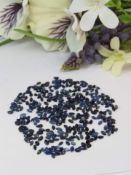 IGL&I Certified 30.00 Cts 273 Pieces Natural Untreated Sapphire Gemstones, Stunning Marquise cut