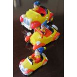 3 X Vintage Noddy Toy Cars