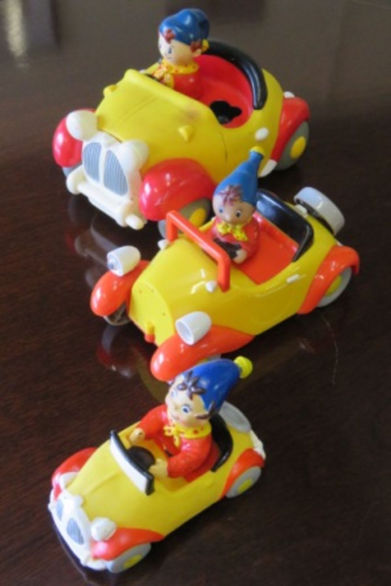 3 X Vintage Noddy Toy Cars