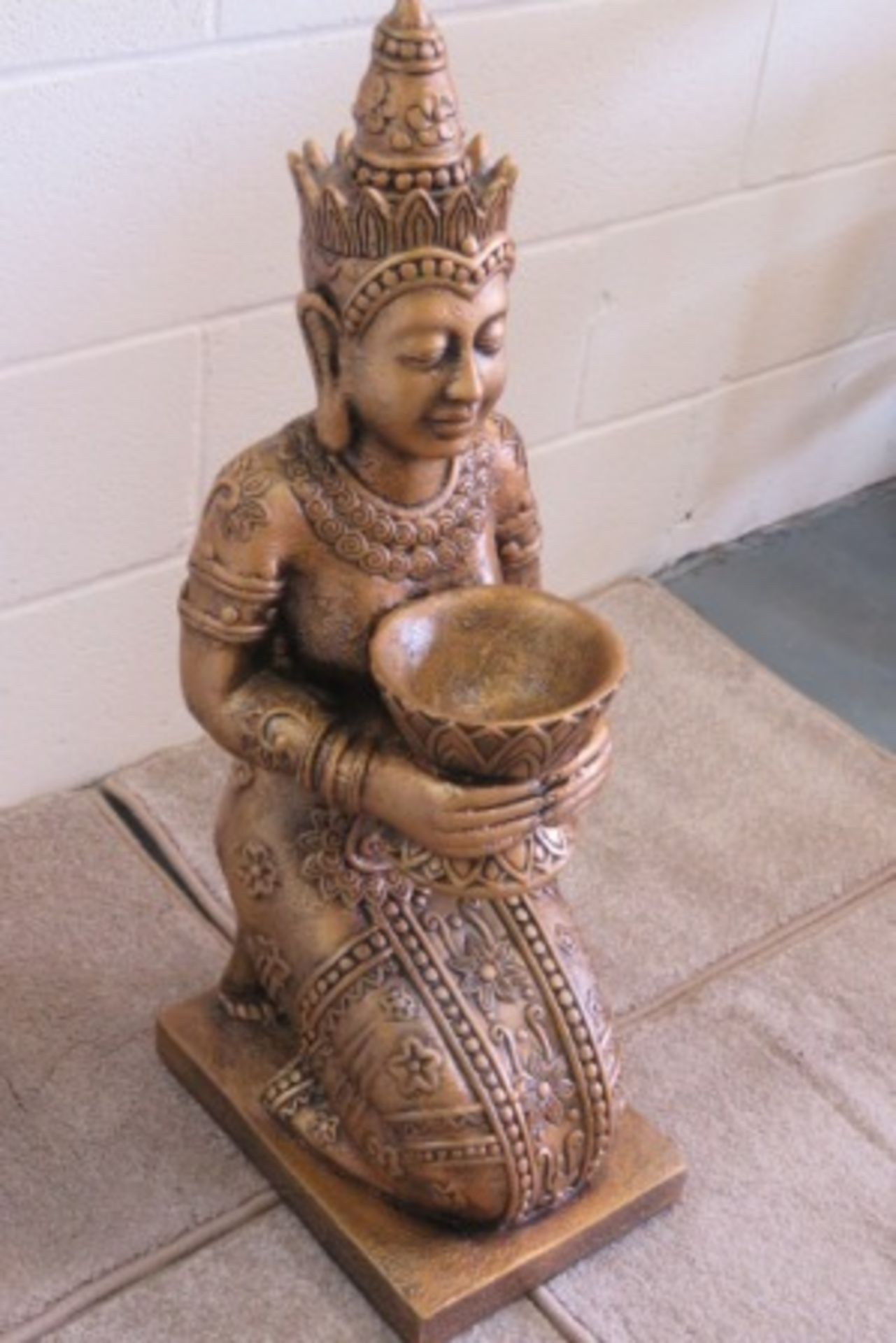 Oriental Priestess Statuette - 3 Feet Tall