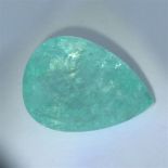 GIA Certified 9.88 ct. Neon Bluish Green Paraiba Tourmaline - BRAZIL