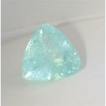 GIA Certified 2.46 ct. Neon Greenish Blue Paraiba Tourmaline - BRAZIL