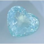 GIA Certified 27.03 ct. Neon Greenish Blue Paraiba Tourmaline - BRAZIL