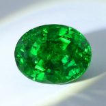 GRS Certified 4.33 ct. Tsavorite (Grossularite - Garnet) - Untreated - KENYA