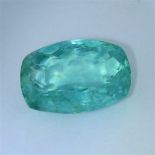 GIA Certified 5.09 ct. Neon Bluish Green Paraiba Tourmaline - BRAZIL