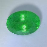 GIA Certified 1.16 ct. Tsavorite (Grossularite - Garnet) - KENYA, East-Africa