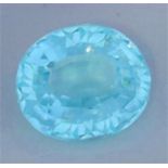 GIA Certified 0.73 ct. Neon Greenish Blue Paraiba Tourmaline - BRAZIL