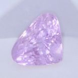 IGI Certified 13.51 ct. Kunzite - Purplish Pink - AFGHANISTAN