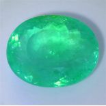 GIA Certified 6.97 ct. Neon Green Paraiba Tourmaline - BRAZIL