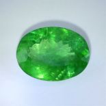 GRS Certified 3.98 ct. Tsavorite (Grossularite - Garnet) Untreated - KENYA