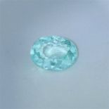 GIA Certified 1.19 ct. Neon Greenish Blue Paraiba Tourmaline - BRAZIL