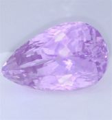 IGI Certified 16.39 ct. Kunzite - Purple Pink - AFGHANISTAN