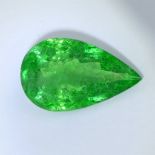 GRS Certified 3.12 ct. Tsavorite (Grossularite - Garnet) Untreated - KENYA