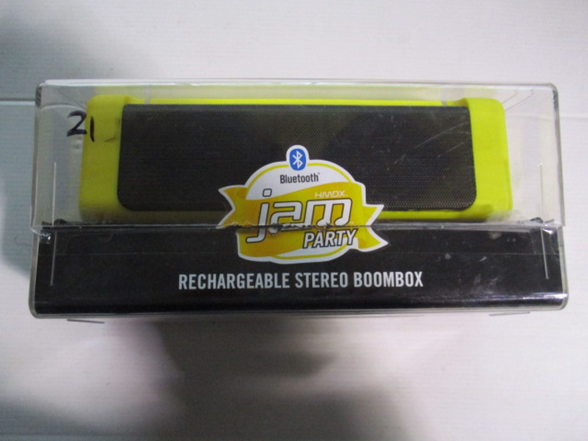 Jam Party Bluetooth rechargeable wireless speaker set boxed and unchecked