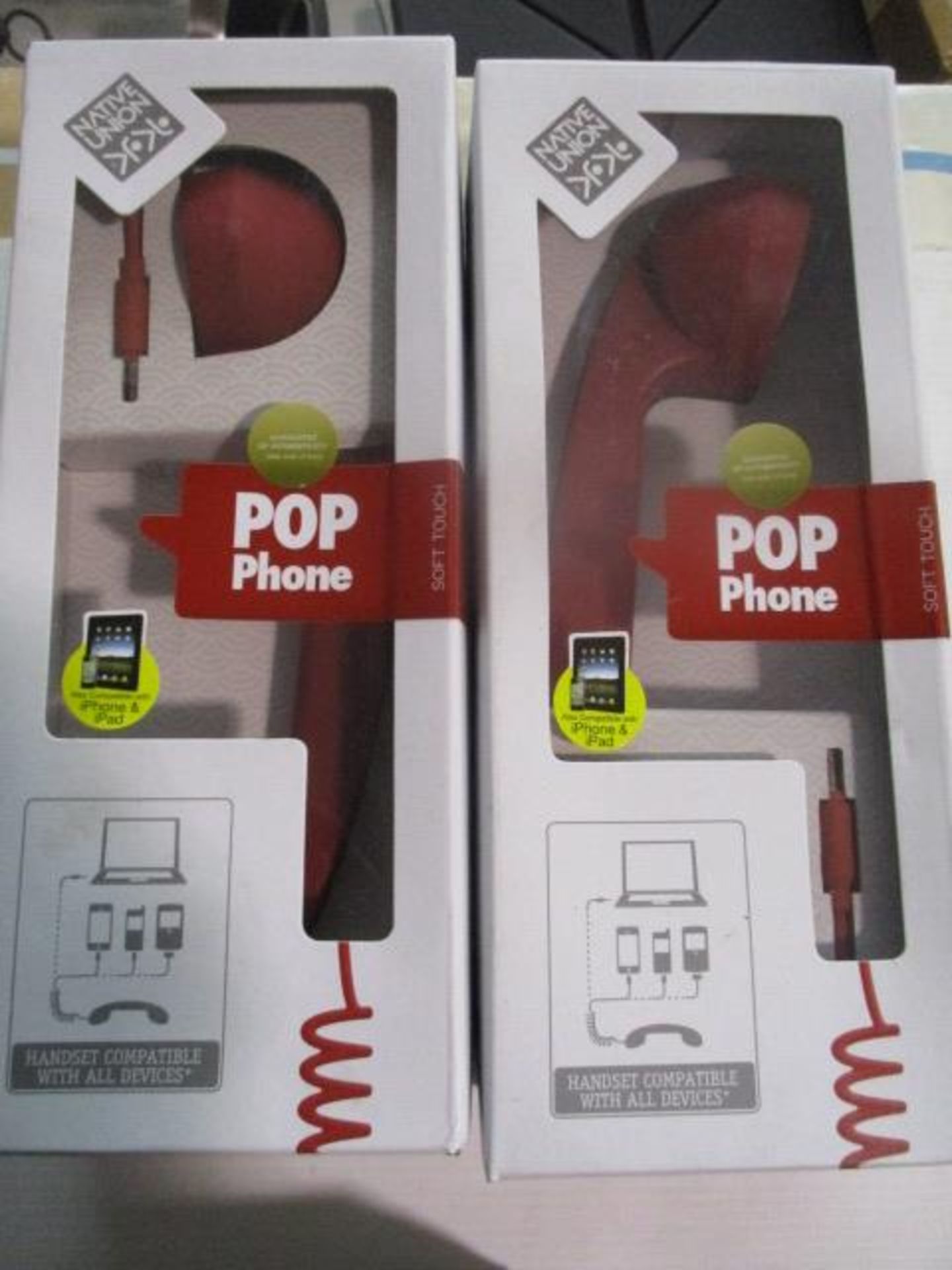 2pcs plug in fone as pictured