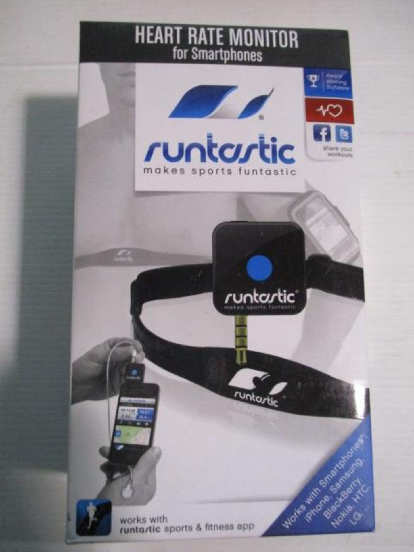 Runtastic heart rate monitor kit boxed and unchecked rrp £59.99.