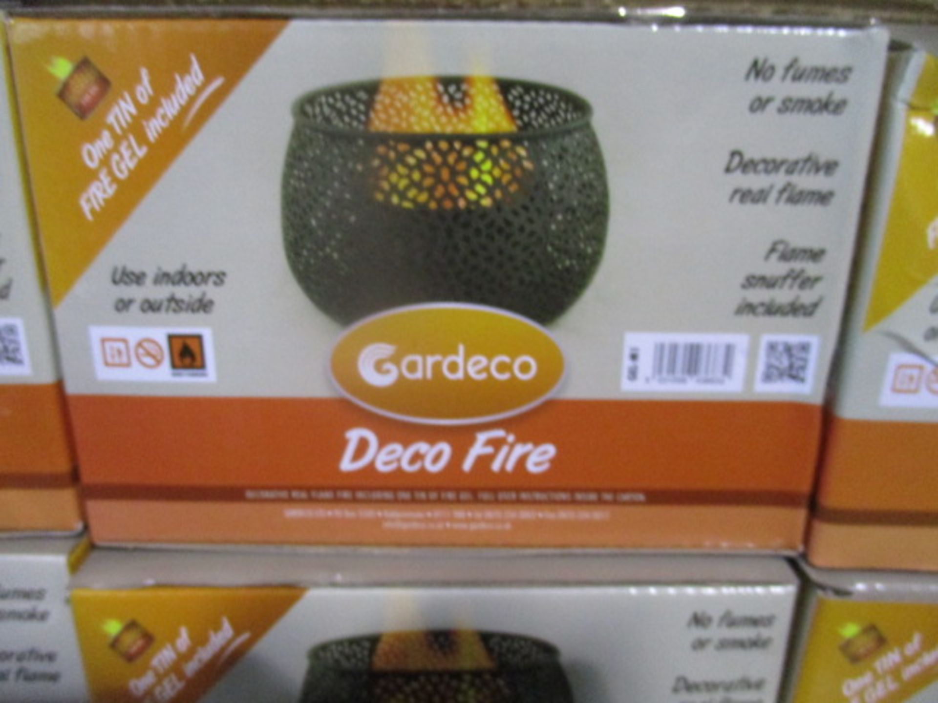 50pcs Brand new Sealed Gardeco outdoor/indoor Lace design Gel burner comes with tin of fuel brand ne