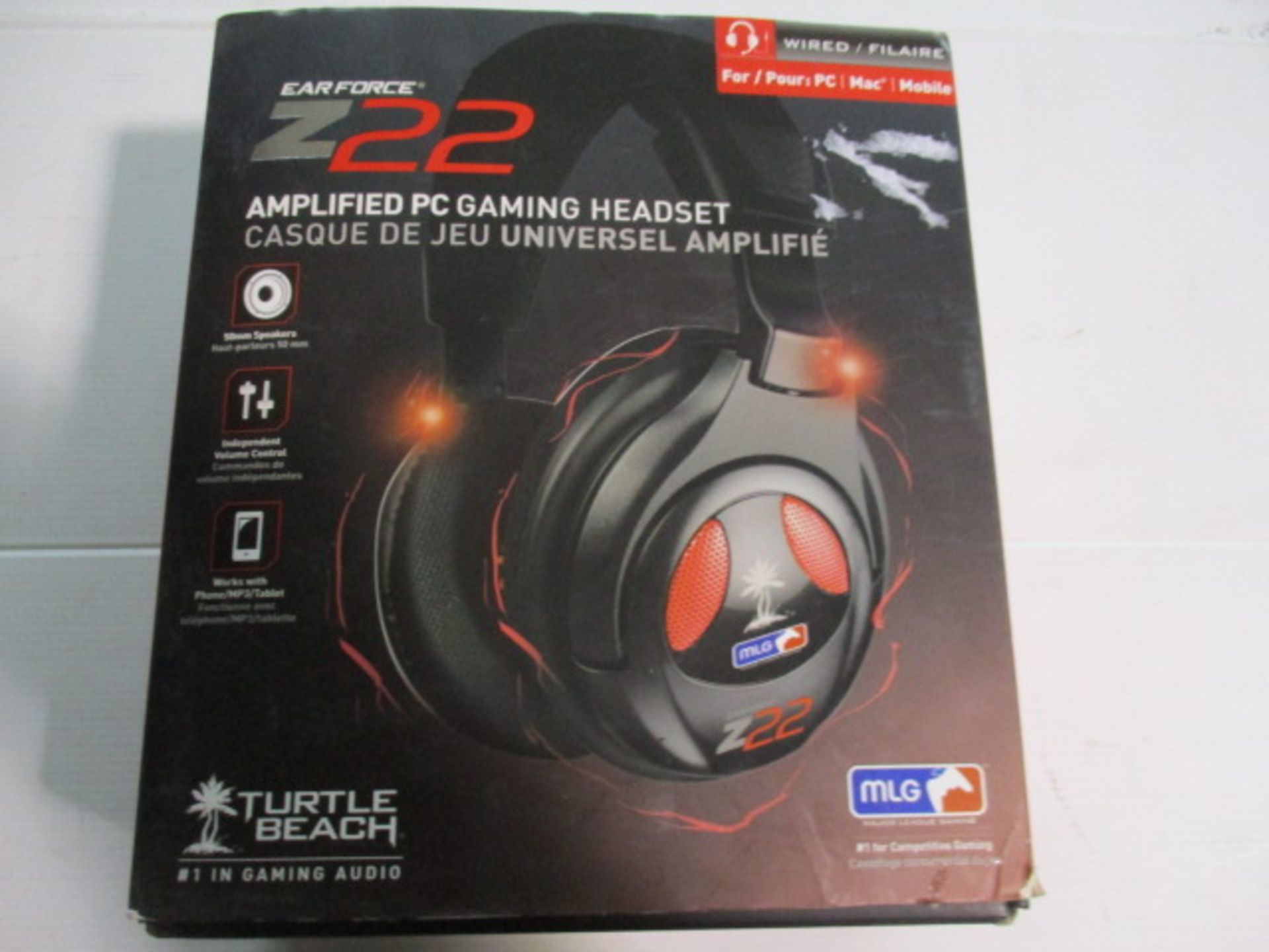 Turtle Beach EaeForce Z22 Gaming headset boxed and unchecked similar rrp £70 + - Image 2 of 3