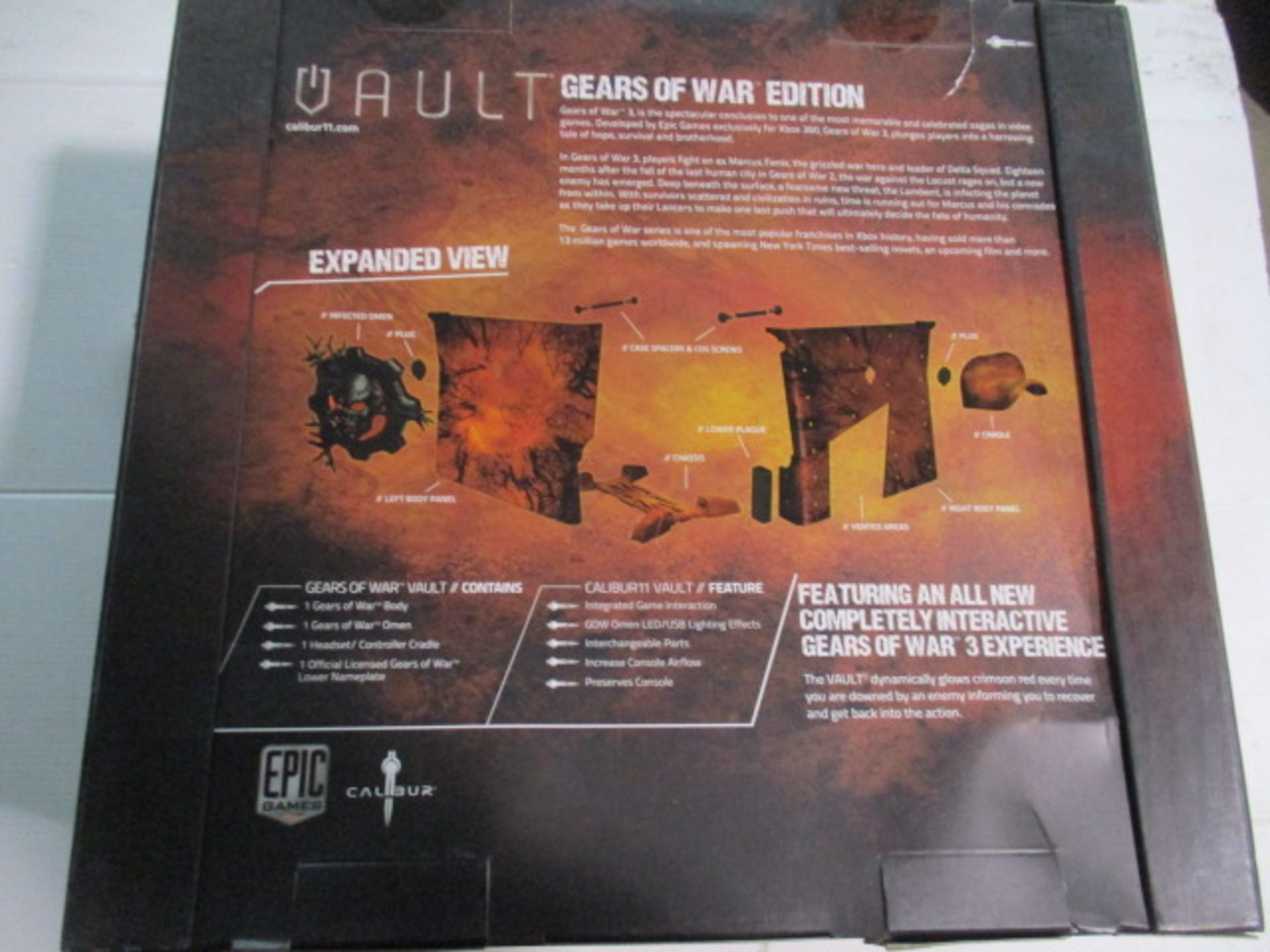 Vault Xbox 360 3D armoured gaming case set boxed and unchecked - Image 3 of 3