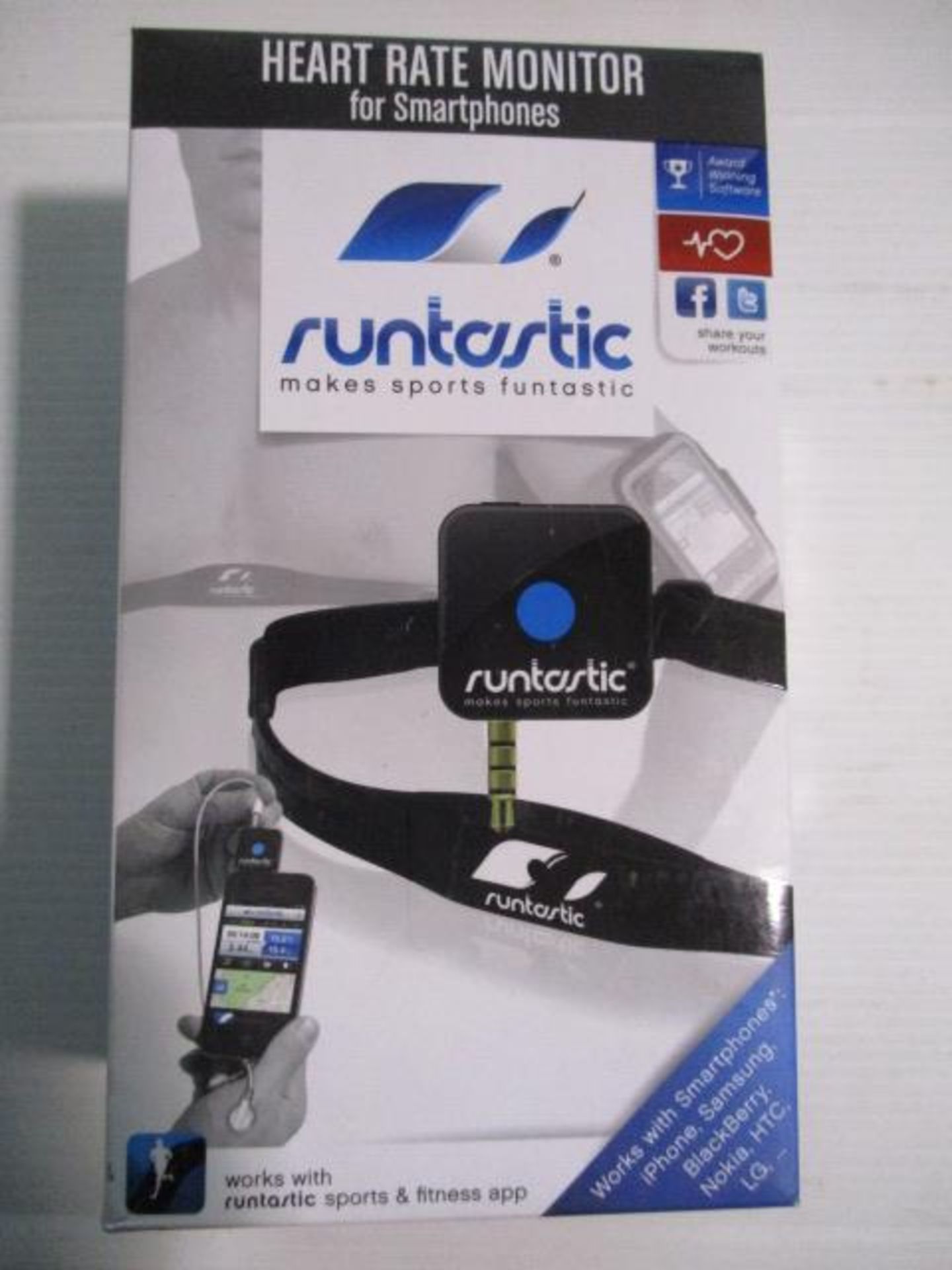 Runtastic heart rate monitor kit boxed and unchecked rrp £59.99.