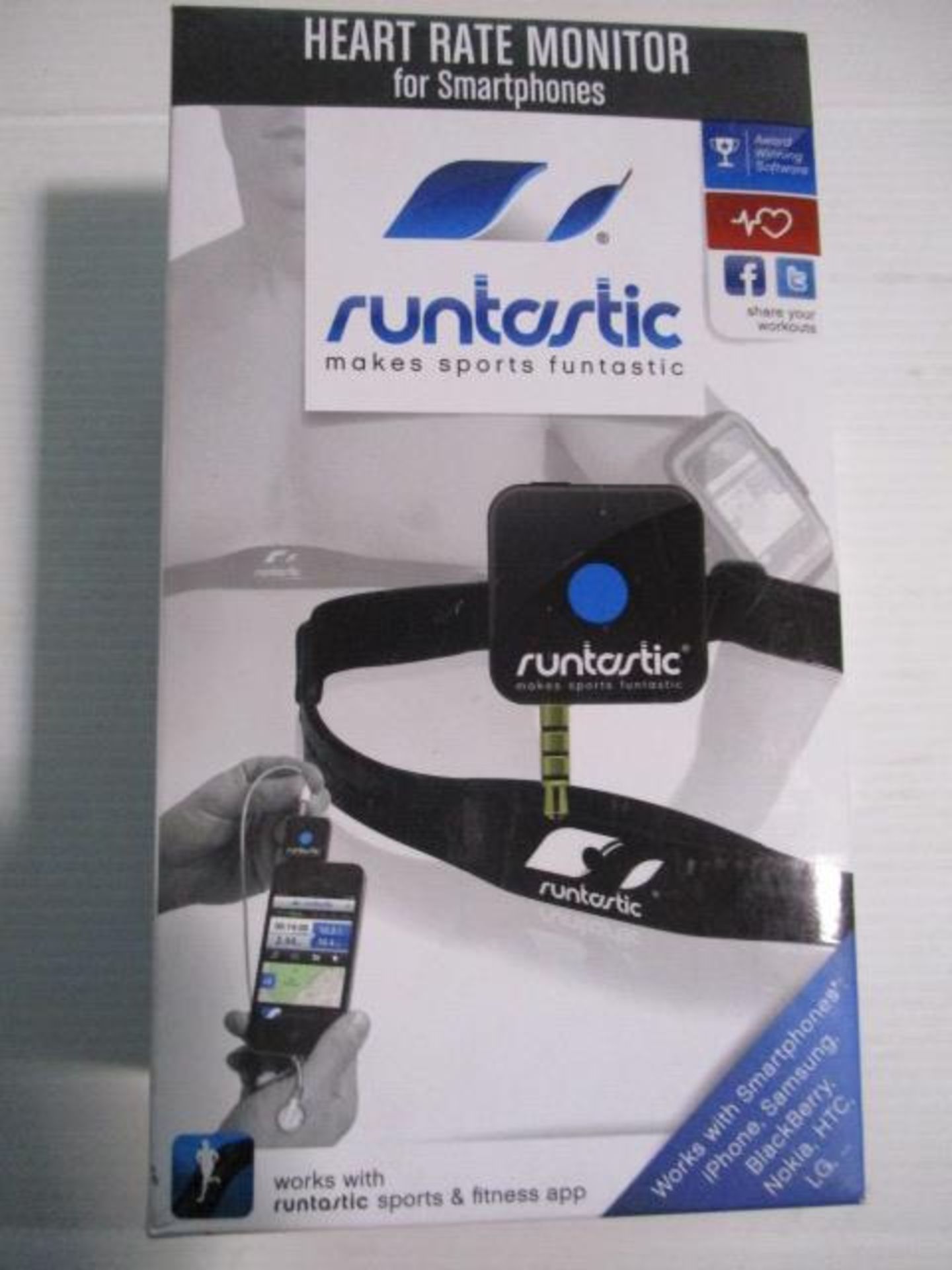 Runtastic heart rate monitor kit boxed and unchecked rrp £59.99.