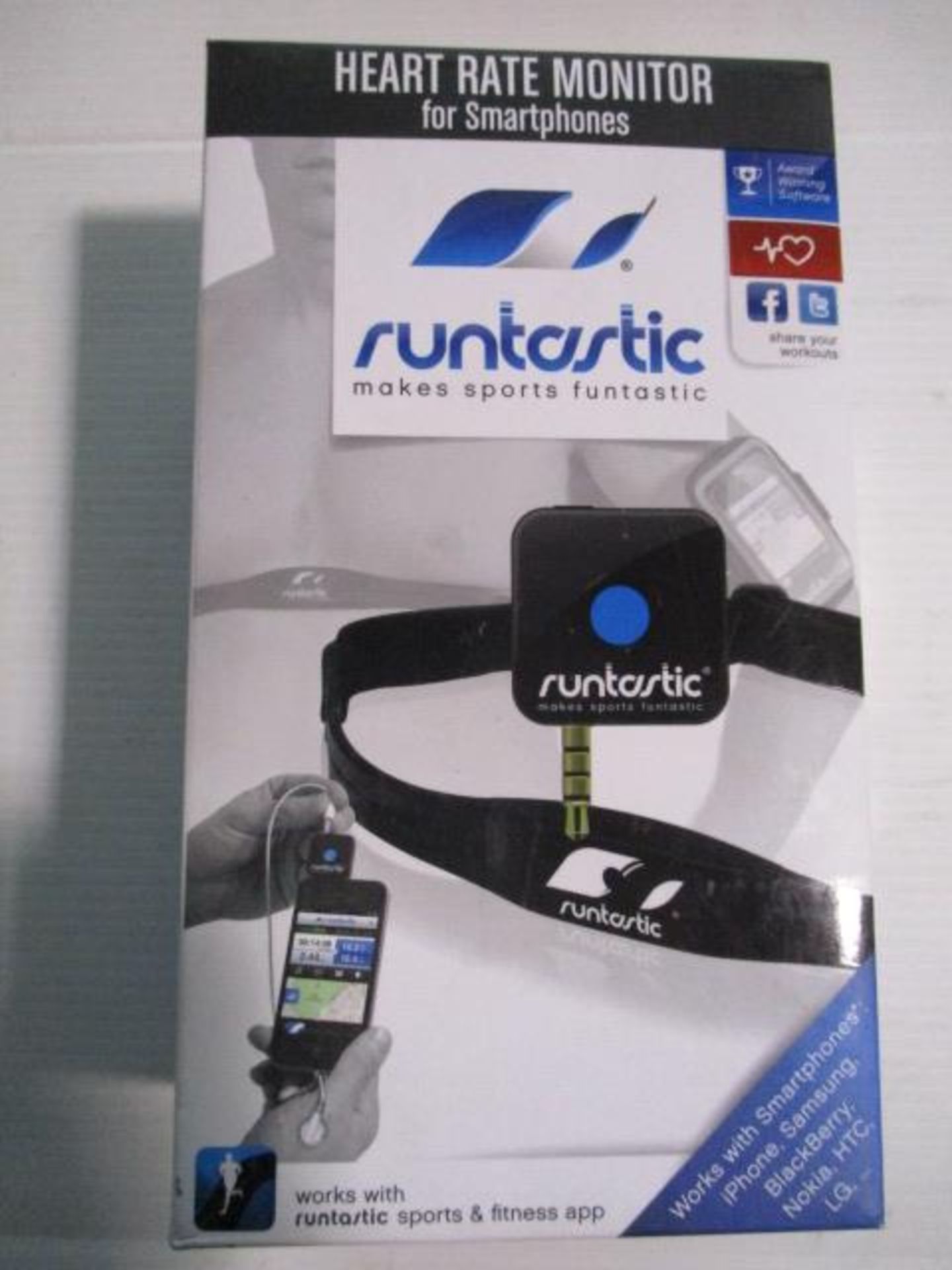 Runtastic heart rate monitor kit boxed and unchecked rrp £59.99.