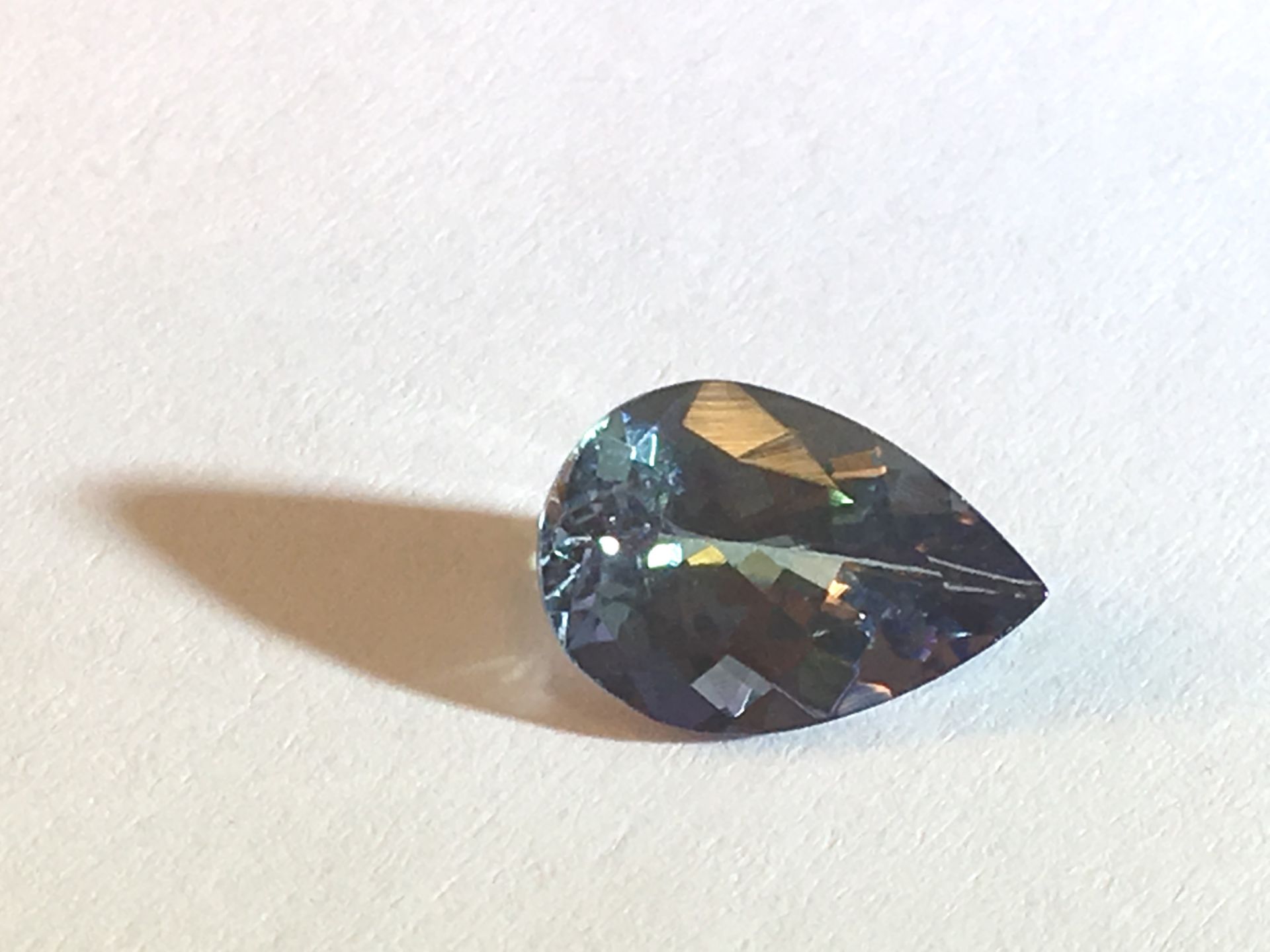 1.73ct Natural Tanzanite with IGI Certificate - Image 2 of 4