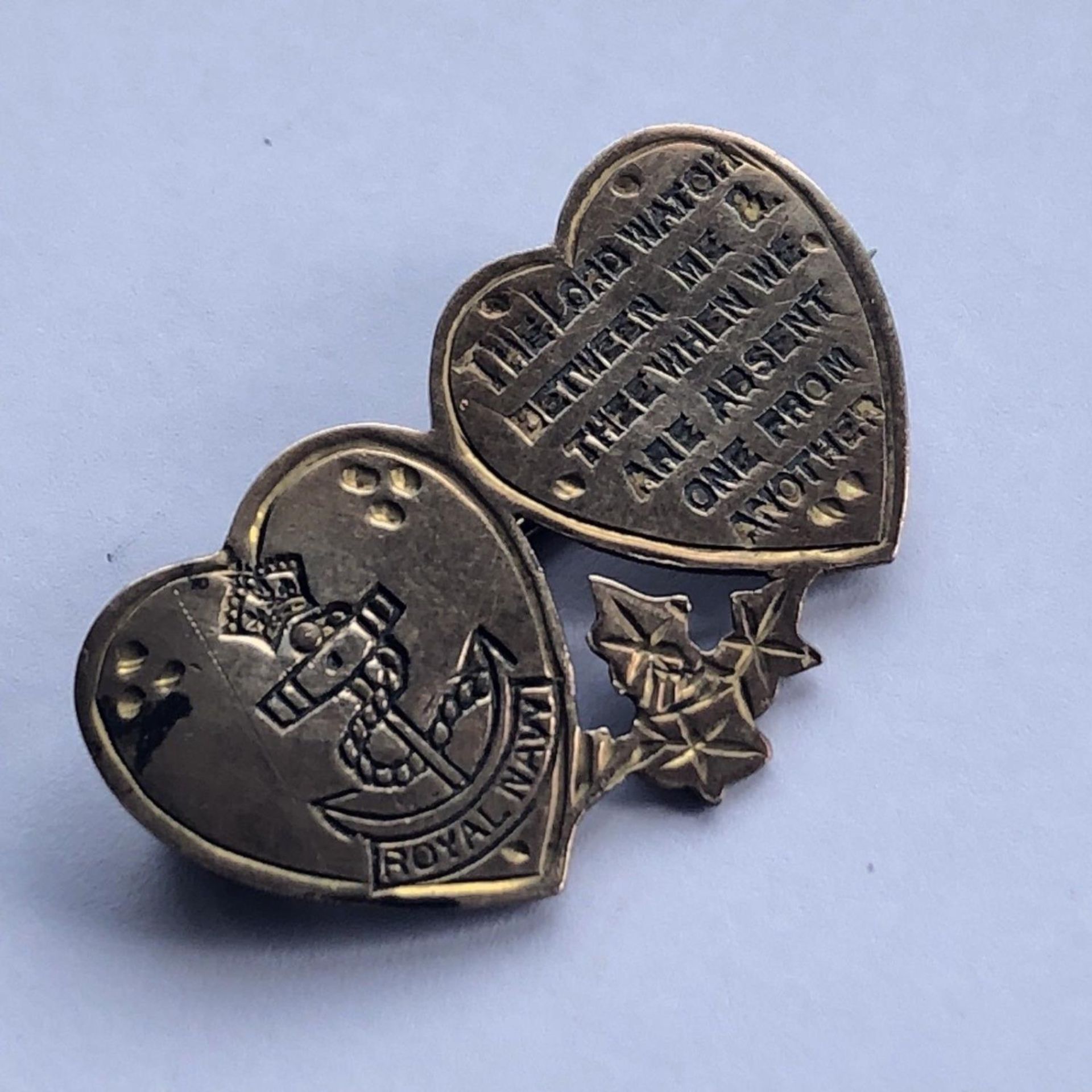 WWI Royal Navy Sweetheart Pin Brooch - Image 2 of 3