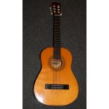 Small Tanglewood TW10 6 String Guitar, with soft black case