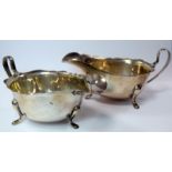 Pair Of Charles Packer & Co Silver Sauce Boats