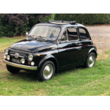 1971 Fiat 500 Lusso in Black / Tan (498 cc)