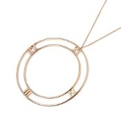 Tiffany & Co. Description: 18k Rose Gold Large Atlas Pendant Necklace