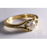 Large Diamond Engagement Ring
