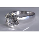 3.76 Carat Diamond Engagement ring