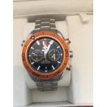 2014 Omega Planet Ocean Chronograph in Orange 45.5mm