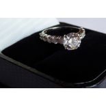 Beautiful GIA Certified 1.65 carat Diamond Ring