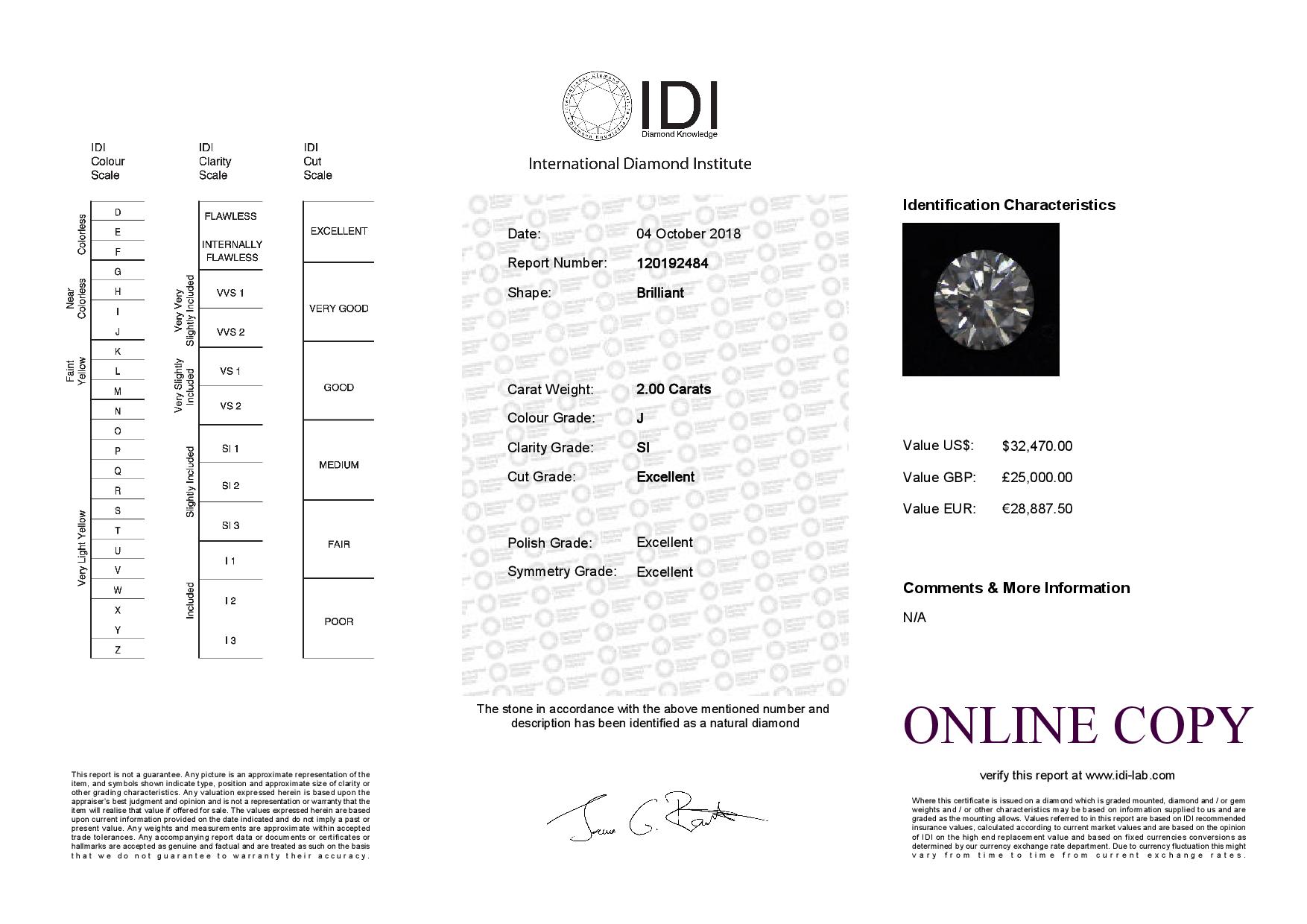 Loose Diamond 2.00 - Image 2 of 2