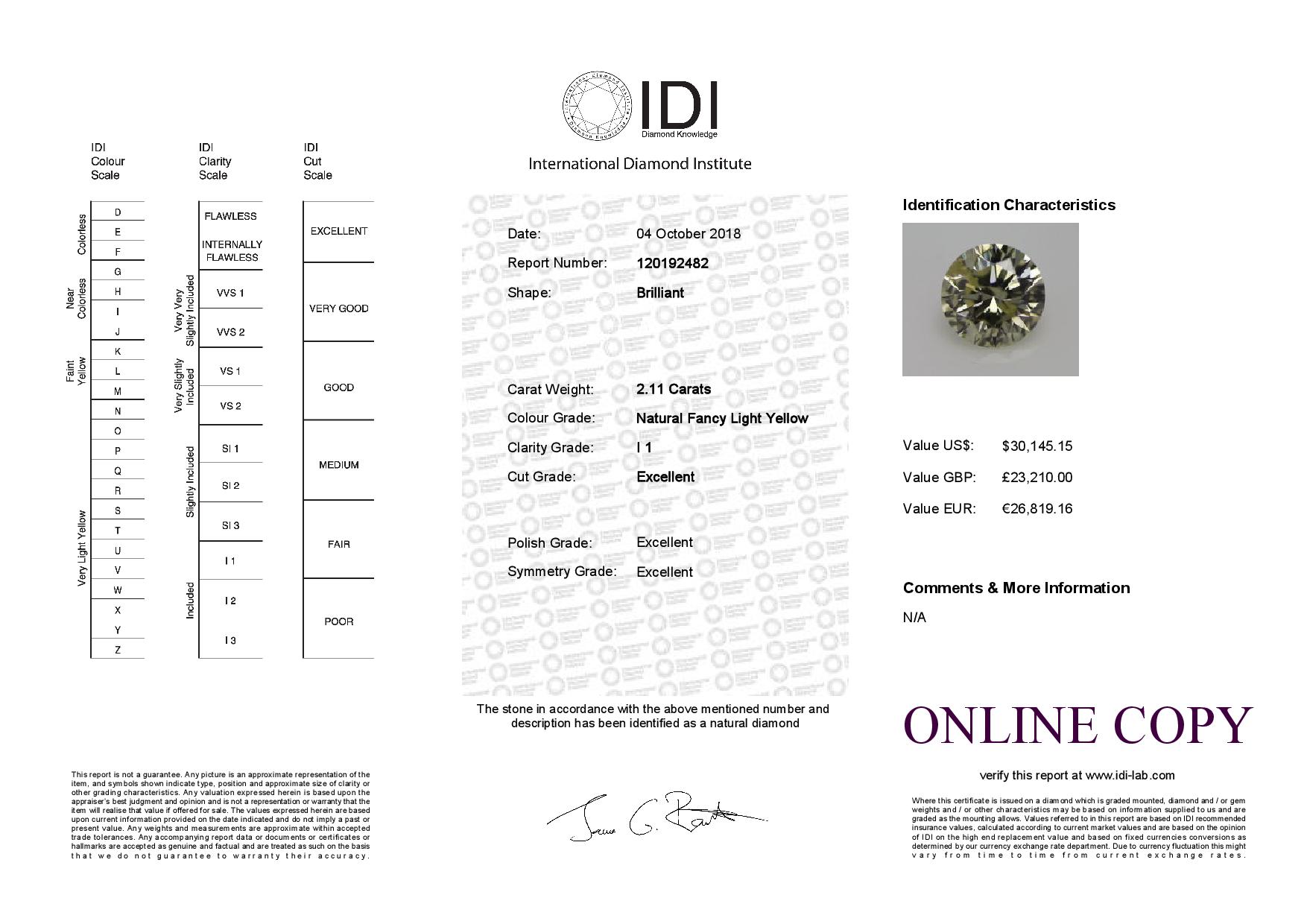 Loose Diamond 2.11 - Image 2 of 2