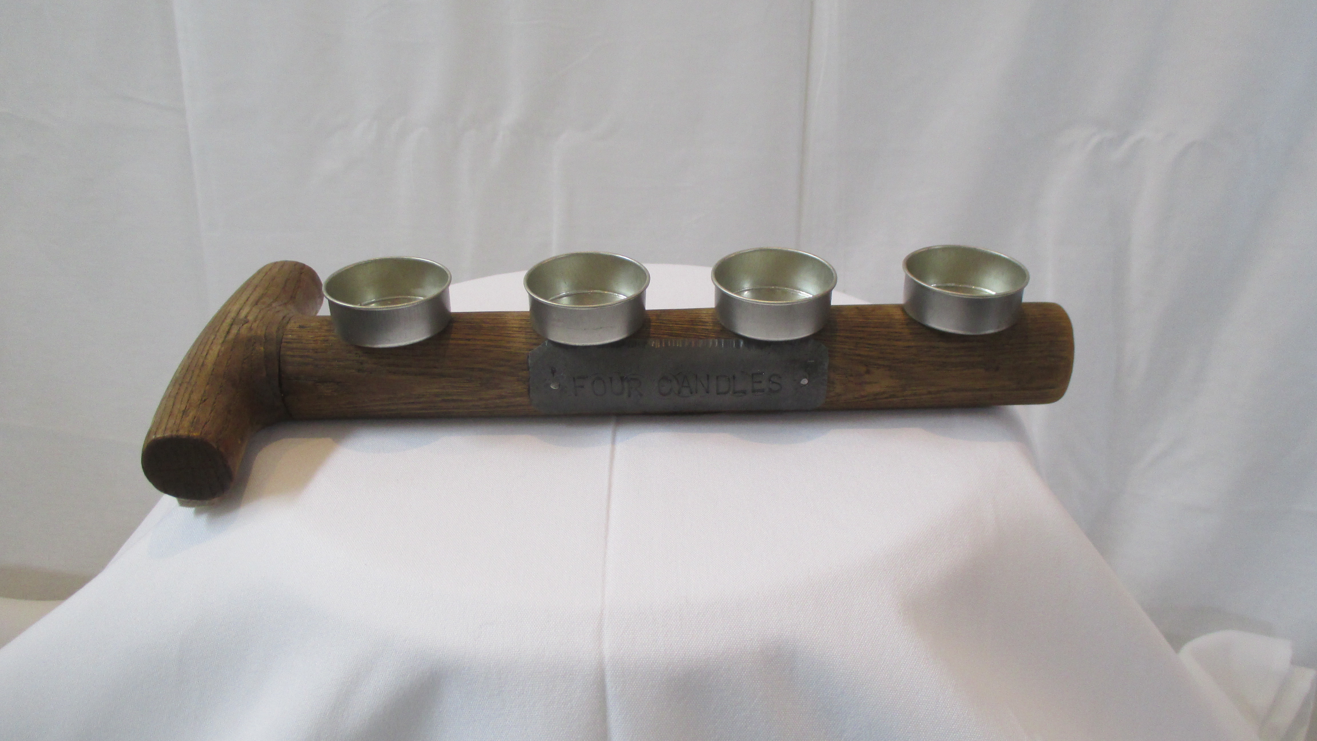 "Four Candles" tea light holder, approx 30cm long